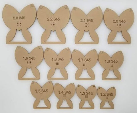 Boondock Falconry Laser Cut Hood Templates Gerrish patterns