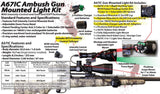 WICKED A67IC AMBUSH 3-COLOR-IN-1 (GREEN, RED, WHITE) NIGHT HUNT Kit