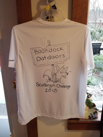 2018 1st annual Boondock Outdoors Scattergun Challenge shirts