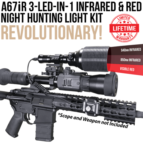Wicked Lights A67iR 3-LED Night hunter kit