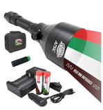 WICKED LIGHTS® A75IC 4-COLOR-N-1 (RED, 850NM INFRARED (IR), GREEN, WHITE) SCAN PLUS KIT FOR NIGHT HUNTING COYOTE, FOXES, HOGS