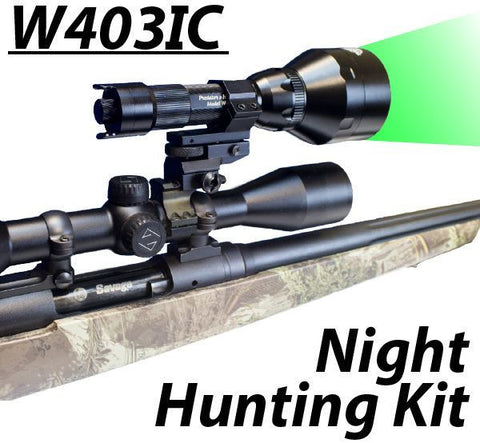 Wicked Lights W403IC Night Hunting kit GREEN
